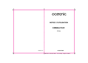 Mode d’emploi Oceanic OCEACCF34AP Congélateur