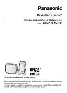 Használati útmutató Panasonic KX-PRX150PD Vezeték nélküli telefon