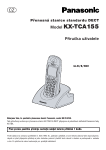 Manuál Panasonic KX-TCA155CE Bezdrátový telefon