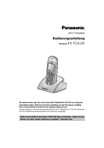 Bedienungsanleitung Panasonic KX-TCA155CE Schnurlose telefon