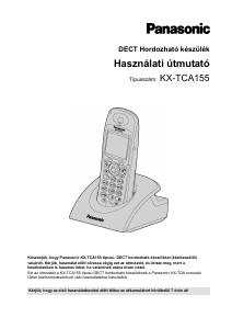 Használati útmutató Panasonic KX-TCA155CE Vezeték nélküli telefon