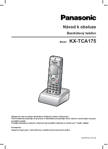 Manuál Panasonic KX-TCA175 Bezdrátový telefon