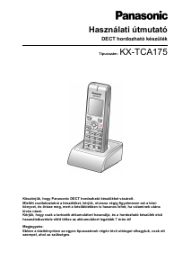 Használati útmutató Panasonic KX-TCA175 Vezeték nélküli telefon
