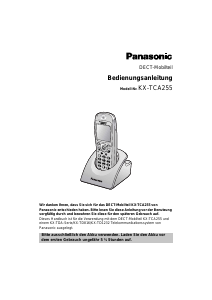 Bedienungsanleitung Panasonic KX-TCA255CE Schnurlose telefon