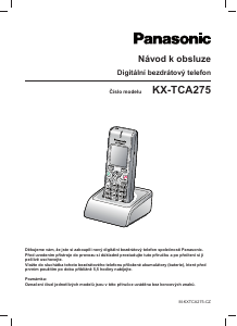 Manuál Panasonic KX-TCA275 Bezdrátový telefon