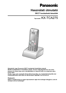 Használati útmutató Panasonic KX-TCA275 Vezeték nélküli telefon