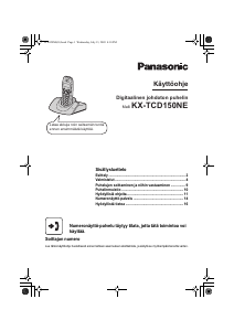 Käyttöohje Panasonic KX-TCD150NE Langaton puhelin