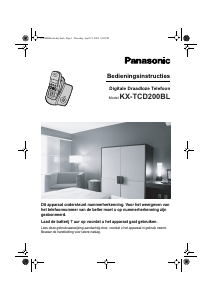 Handleiding Panasonic KX-TCD200BL Draadloze telefoon