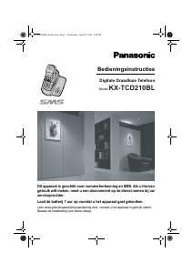 Handleiding Panasonic KX-TCD210BLT Draadloze telefoon
