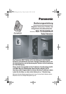 Bedienungsanleitung Panasonic KX-TCD220SLD Schnurlose telefon