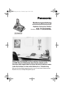 Bedienungsanleitung Panasonic KX-TCD230SL Schnurlose telefon