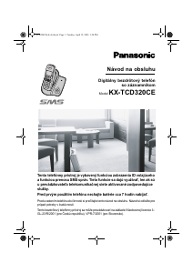 Návod Panasonic KX-TCD320CE Bezdrôtový telefón