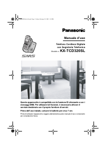 Manuale Panasonic KX-TCD320SL Telefono senza fili
