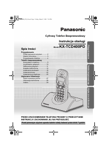 Instrukcja Panasonic KX-TCD400 Telefon bezprzewodowy
