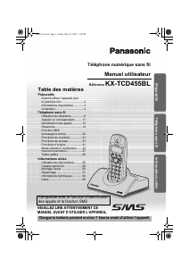 Mode d’emploi Panasonic KX-TCD455 Téléphone sans fil