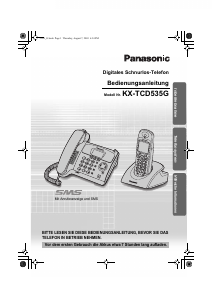 Bedienungsanleitung Panasonic KX-TCD535 Schnurlose telefon