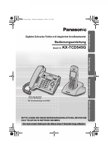 Bedienungsanleitung Panasonic KX-TCD545 Schnurlose telefon