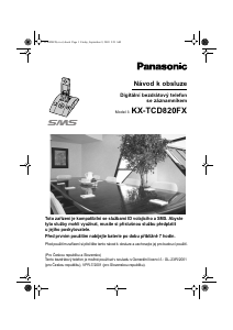 Manuál Panasonic KX-TCD820FX Bezdrátový telefon