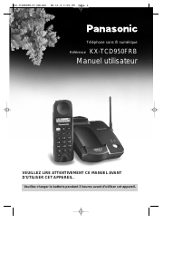 Mode d’emploi Panasonic KX-TCD950 Téléphone sans fil