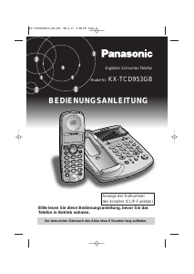 Bedienungsanleitung Panasonic KX-TCD953 Schnurlose telefon