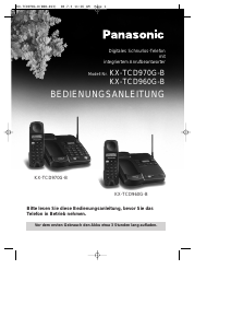 Bedienungsanleitung Panasonic KX-TCD960 Schnurlose telefon