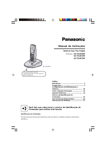 Manual Panasonic KX-TG1070SP Telefone sem fio