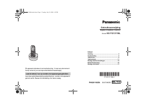 Handleiding Panasonic KX-TG1311BL Draadloze telefoon