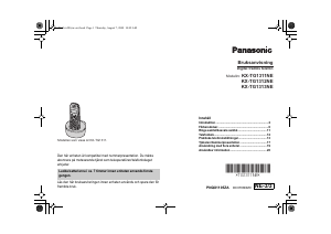 Bruksanvisning Panasonic KX-TG1311NE Trådlös telefon