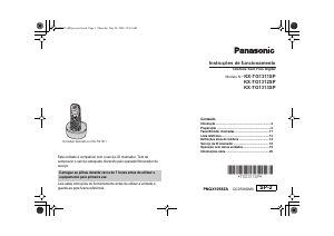 Manual Panasonic KX-TG1311SP Telefone sem fio
