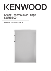 Manual Kenwood KUR55X21 Refrigerator