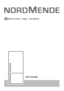 Handleiding Nordmende RIFF70303NM Koel-vries combinatie