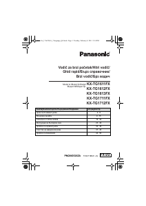 Наръчник Panasonic KX-TG1611 Безжичен телефон