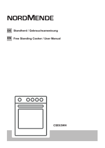 Handleiding Nordmende CSE63WH Fornuis