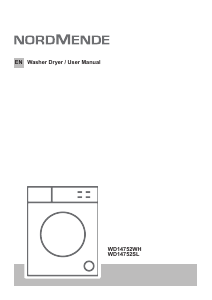 Manual Nordmende WD14752WH Washer-Dryer