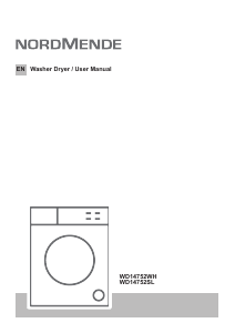 Manual Nordmende WD14752SL Washer-Dryer