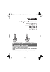 Manual Panasonic KX-TG1611SP Telefone sem fio