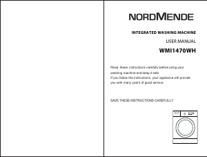 Manual Nordmende WMI1470WH Washing Machine