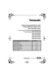 Priročnik Panasonic KX-TG1613FX Brezžični telefon