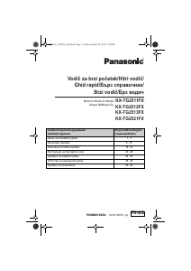 Priročnik Panasonic KX-TG2521FX Brezžični telefon