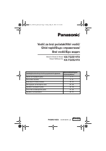 Priročnik Panasonic KX-TG5511FX Brezžični telefon