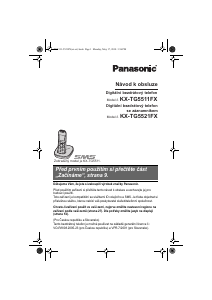 Manuál Panasonic KX-TG5511FX Bezdrátový telefon