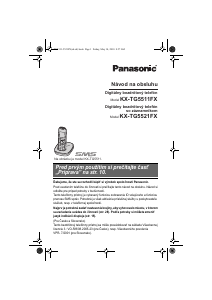 Návod Panasonic KX-TG5511FX Bezdrôtový telefón