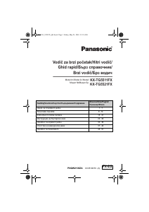 Priročnik Panasonic KX-TG5521FX Brezžični telefon