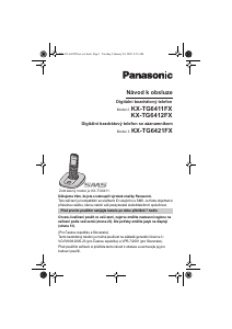 Manuál Panasonic KX-TG6411FX Bezdrátový telefon
