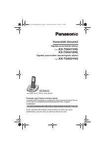 Használati útmutató Panasonic KX-TG6411HG Vezeték nélküli telefon