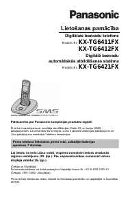 Rokasgrāmata Panasonic KX-TG6412FX Bezvadu tālrunis