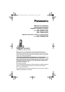 Návod Panasonic KX-TG6412FX Bezdrôtový telefón