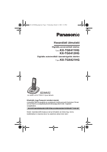 Használati útmutató Panasonic KX-TG6412HG Vezeték nélküli telefon