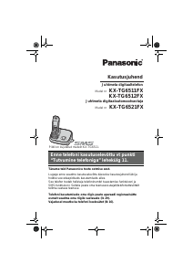 Kasutusjuhend Panasonic KX-TG6511FX Traadita telefon