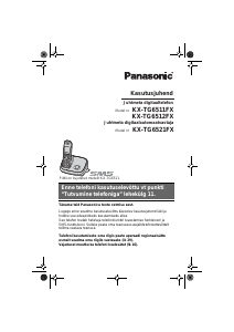 Kasutusjuhend Panasonic KX-TG6512FX Traadita telefon